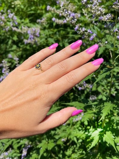 glazed donut nails rosa